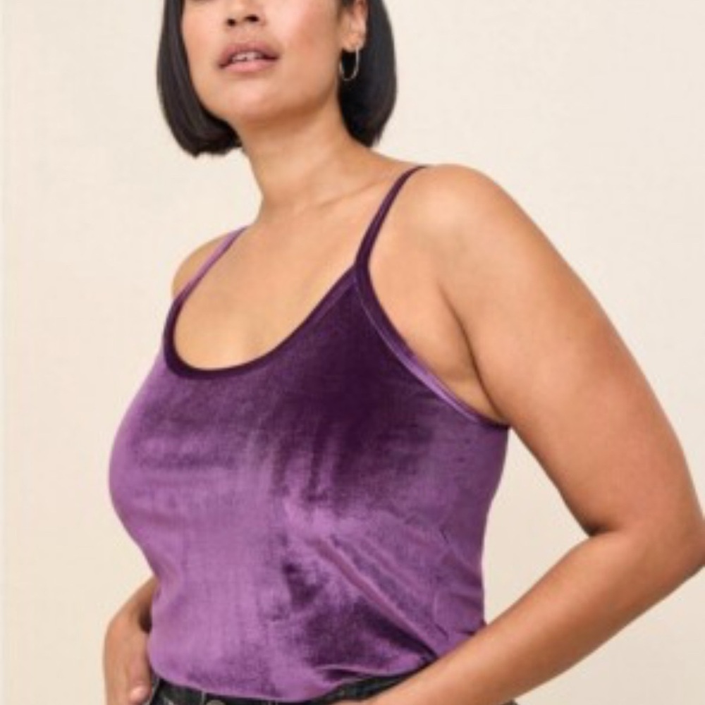 TORRID Purple Velvet Cami